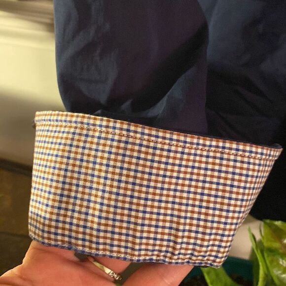 Tristan blue casual button down shirts - Picture 2 of 6